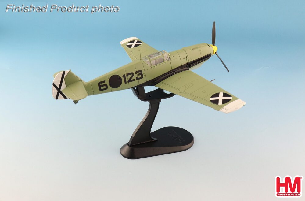 Bf-109E-3 メッサーシュミット ハンス・シュモラー-ハルディ機 1/48 [HA8717]
