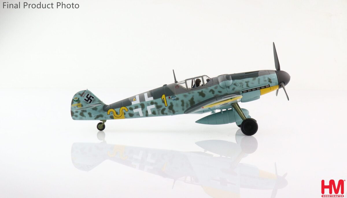 Bf109G-6 German Air Force No. 52 Fighter Wing No. 9 Squadron, Commander Lieutenant Erich Hartmann's aircraft, 1943 #1 1/48 [HA8755]