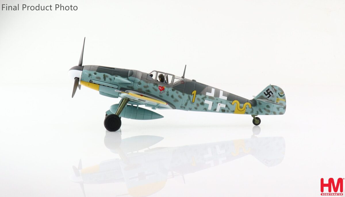 Bf109G-6 German Air Force No. 52 Fighter Wing No. 9 Squadron, Commander Lieutenant Erich Hartmann's aircraft, 1943 #1 1/48 [HA8755]