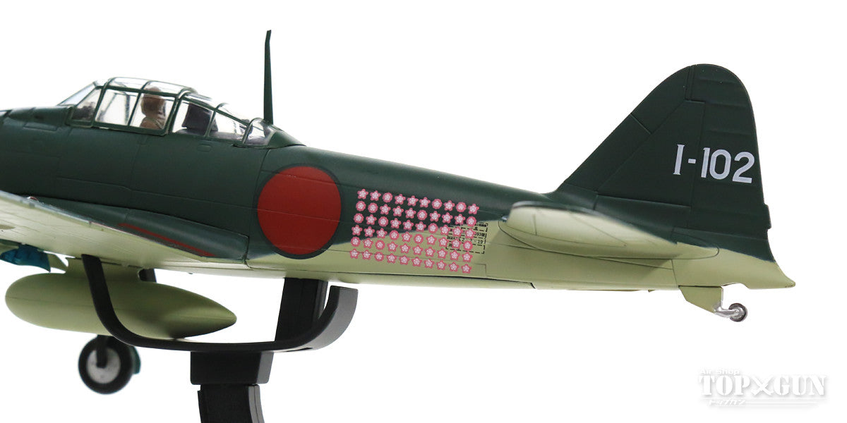 Mitsubishi A6M2 Zero Model 21 Carrier-Based Fighter, Imperial Japanese Navy, 201st Naval Air Group, Flight Sergeant Toru Iwamoto, Rabaul, 1943, I-102, 1/48 [HA8803]