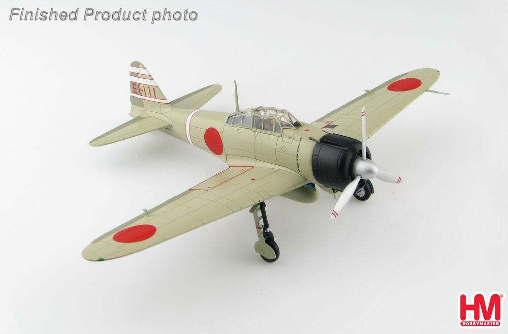 Mitsubishi A6M2 Zero Type 1 Carrier Fighter Model 2 (Model 21) Imperial Navy Shokaku Fighter Squadron 1st Attack Squadron Air Superiority Squadron Captain Hoashi Takumi's aircraft at the time of the attack on Pearl Harbor in 1941 EI-111 1/48 [HA8808]