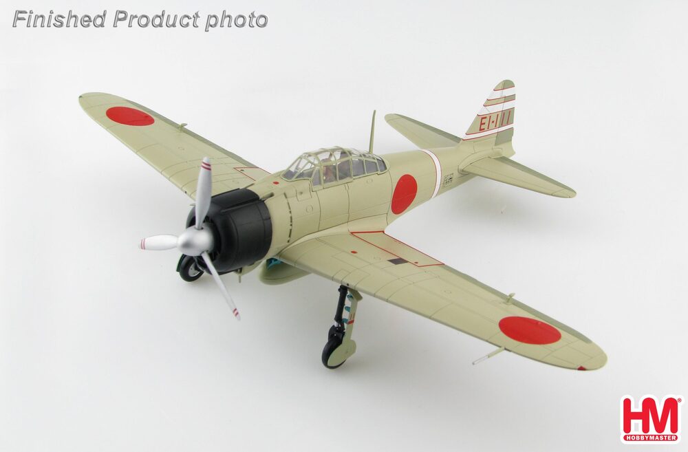 Mitsubishi A6M2 Zero Type 1 Carrier Fighter Model 2 (Model 21) Imperial Navy Shokaku Fighter Squadron 1st Attack Squadron Air Superiority Squadron Captain Hoashi Takumi's aircraft at the time of the attack on Pearl Harbor in 1941 EI-111 1/48 [HA8808]