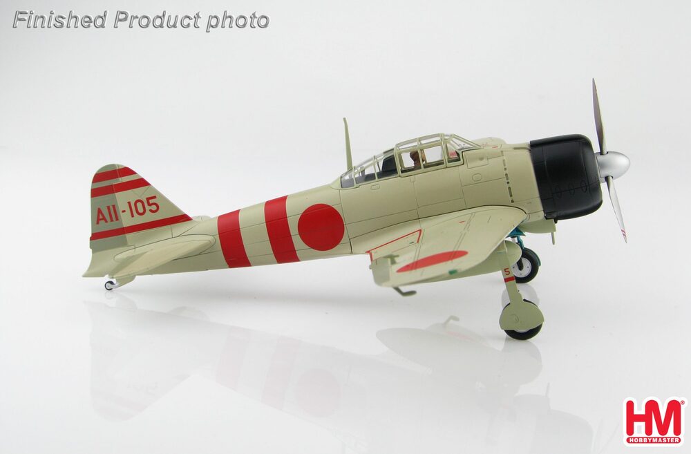 Mitsubishi A6M2 Zero Type 1 Carrier Fighter Model 2 (Model 21) Imperial Navy Kaga Fighter Squadron 1st Attack Squadron Air Superiority Squadron Captain Shiga Yoshio's aircraft at the time of the attack on Pearl Harbor in 1941 AII-105 1/48 [HA8809]