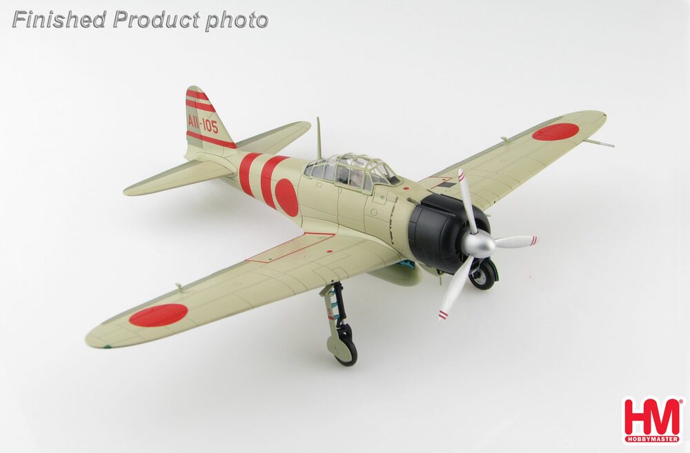 Mitsubishi A6M2 Zero Type 1 Carrier Fighter Model 2 (Model 21) Imperial Navy Kaga Fighter Squadron 1st Attack Squadron Air Superiority Squadron Captain Shiga Yoshio's aircraft at the time of the attack on Pearl Harbor in 1941 AII-105 1/48 [HA8809]