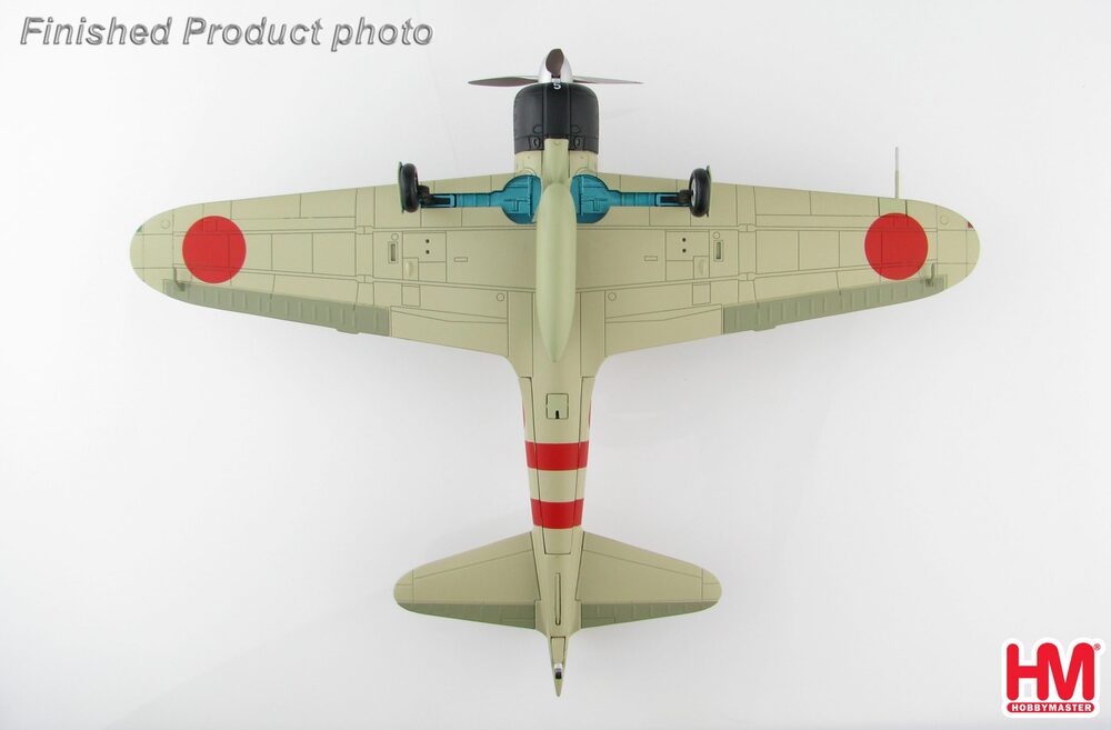 Mitsubishi A6M2 Zero Type 1 Carrier Fighter Model 2 (Model 21) Imperial Navy Kaga Fighter Squadron 1st Attack Squadron Air Superiority Squadron Captain Shiga Yoshio's aircraft at the time of the attack on Pearl Harbor in 1941 AII-105 1/48 [HA8809]