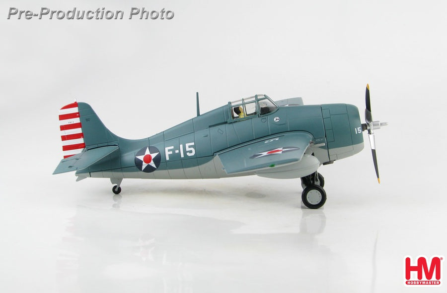 Hobby Master F4F-3 アメリカ海軍 第3戦闘飛行隊 エドワード・「ブッチ」オヘア少佐機 空母レキシントン搭載 42年頃 F ...