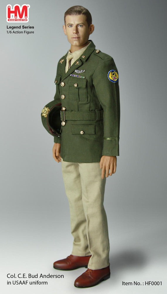 Colonel Clarence "Bud" Anderson SP United States Army Air Corps Triple Aces 1/6 [HF0001]