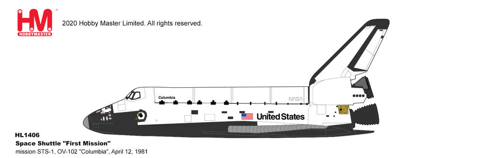 Space Shuttle Orbiter NASA National Aeronautics and Space Administration "Columbia" 1/200 [HL1406]
