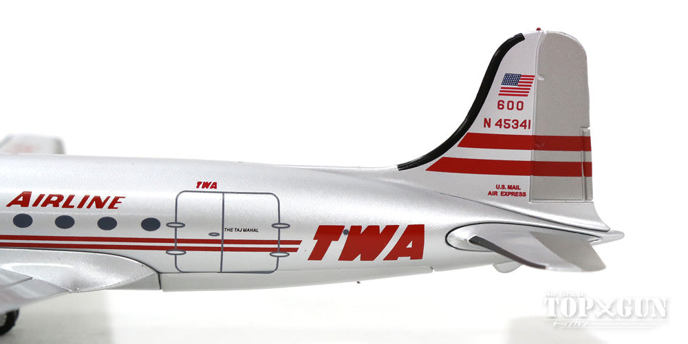 DC-4 (C-54E) TWA Trans World Airlines 1950s NC45341 1/200 *Made of metal [HL2024]