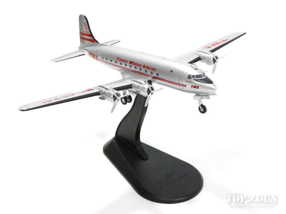 DC-4 (C-54E) TWA Trans World Airlines 1950s NC45341 1/200 *Made of metal [HL2024]