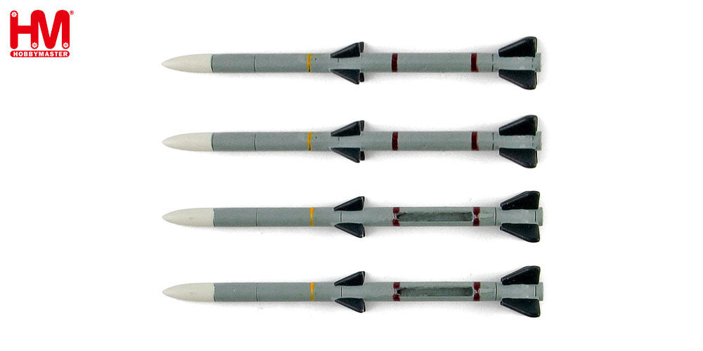 AIM-120B AMRAAM air-to-air missile (set of 4) 1/72 [HW1006]