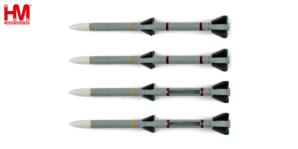 AIM-120B AMRAAM空対空ミサイル（4本セット） 1/72 [HW1006]