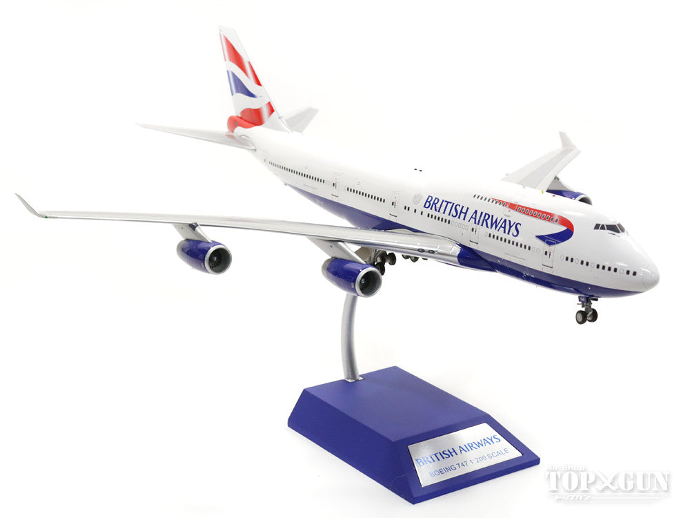 747-400 British Airways G-BYGB (stand included) 1/200 *Made of metal [IF-747-11-001]