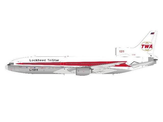 L-1011-1 ロッキード社 デモ機（TWAトランスワールド航空塗装） 70年代 ポリッシュ仕上 N81026 1/200 [IF1011TW0422P]