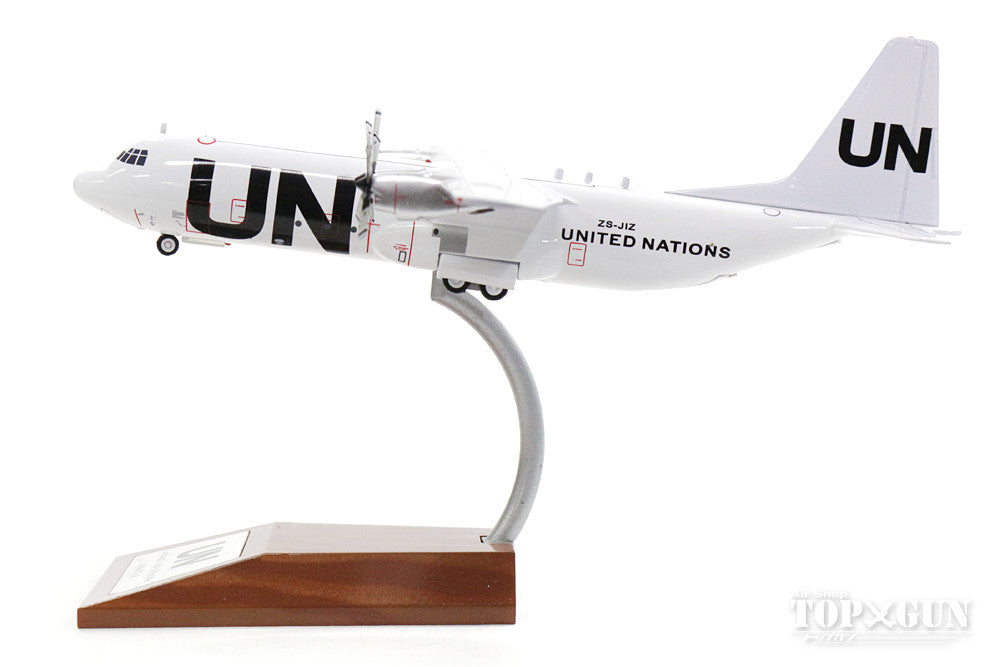 L-100-30 (L-382G) Safair (South Africa) United Nations UN Charter (stand included) ZS-JIZ 1/200 *Made of metal [IF1300417]