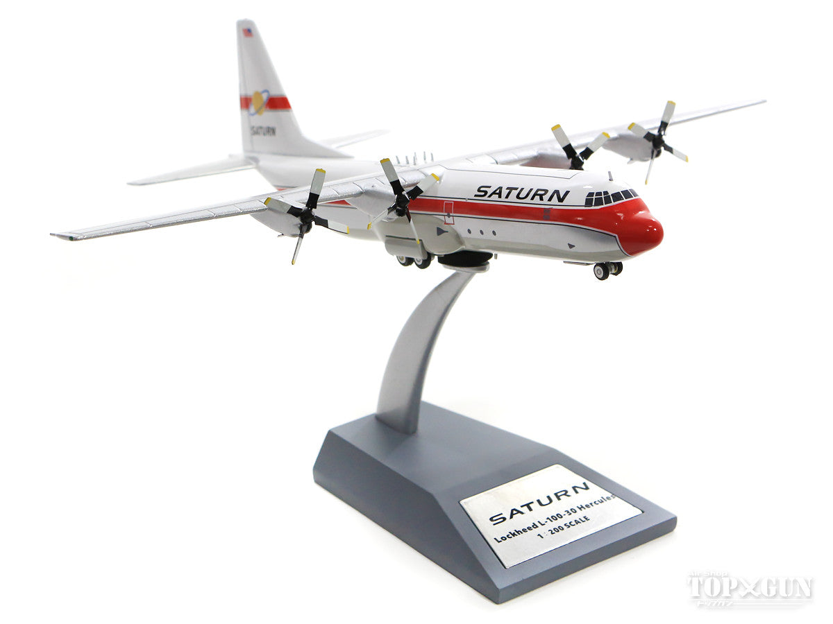 L-100-30 (C-130/L-382G) Saturn Airways 70s (stand included) N15ST 1/200 *Made of metal [IF1301218]