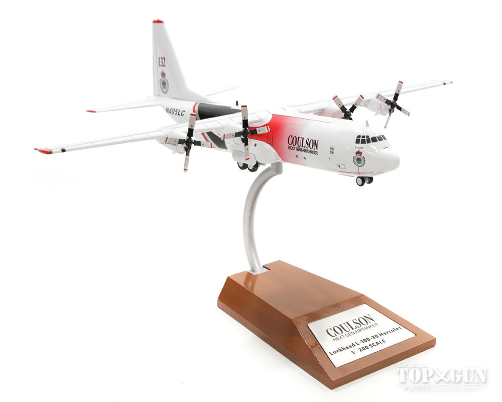 L-100-30 Coulson Flying Tankers (Linden Air Cargo) (stand included) N405LC 1/200 *Made of metal [IF130COULSON01]