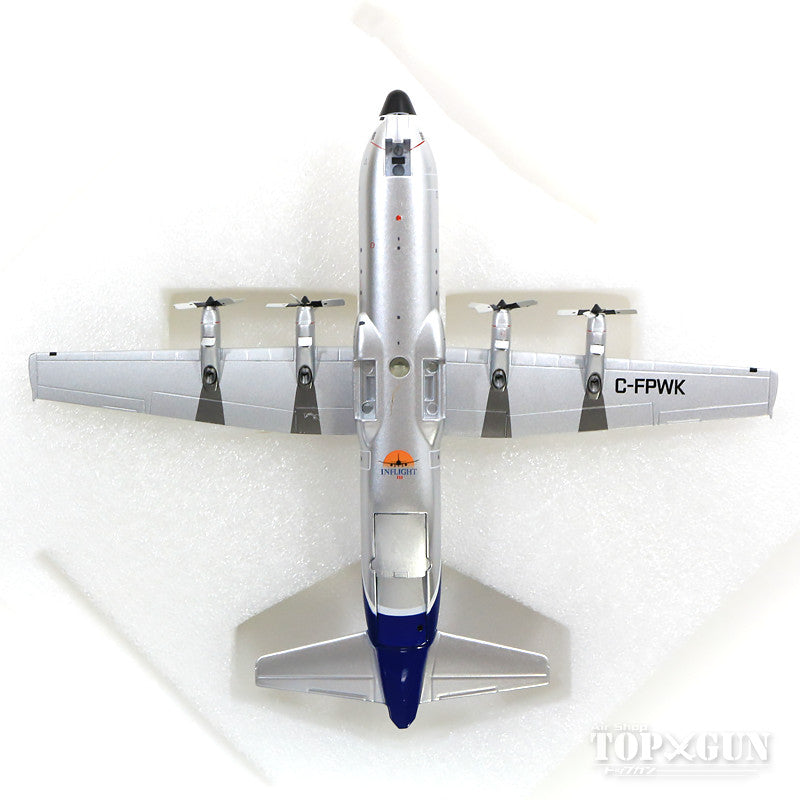 L-100-20 パシフィックウエスタン航空 70年代 （スタンド付属） C-FPWK 1/200 ※金属製 [IF130PW1117]