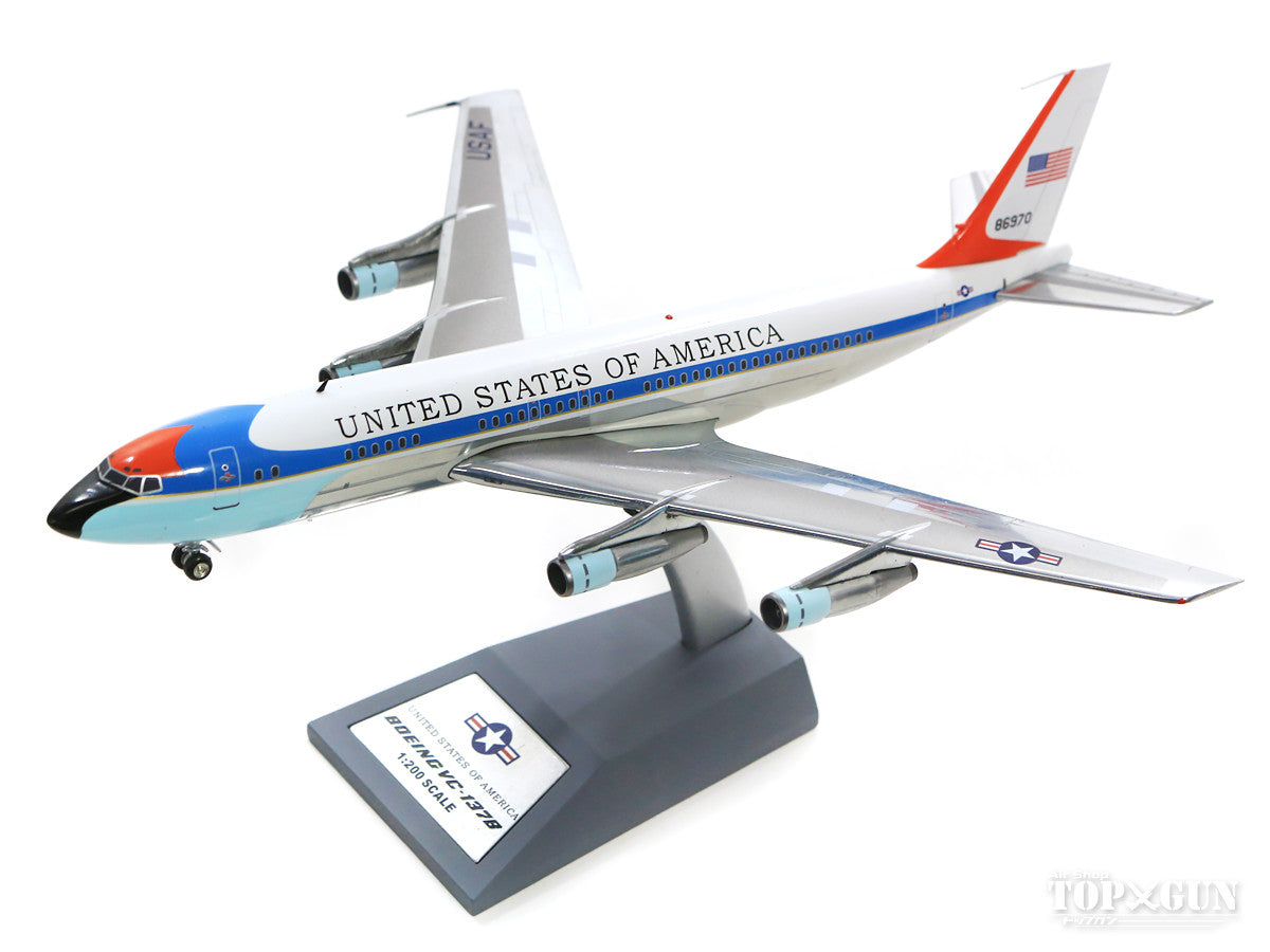 VC-137B (707-153B) US Air Force 89th Airlift Wing circa 1963 (stand included) #58-6970 1/200 *Made of metal [IF137USAF0518P]