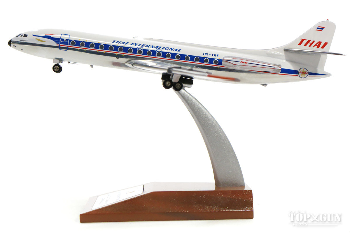 SE-210 Caravelle III Thai Airways International 1960s Polished finish (stand included) HS-TGF 1/200 *Made of metal [IF2100418P]