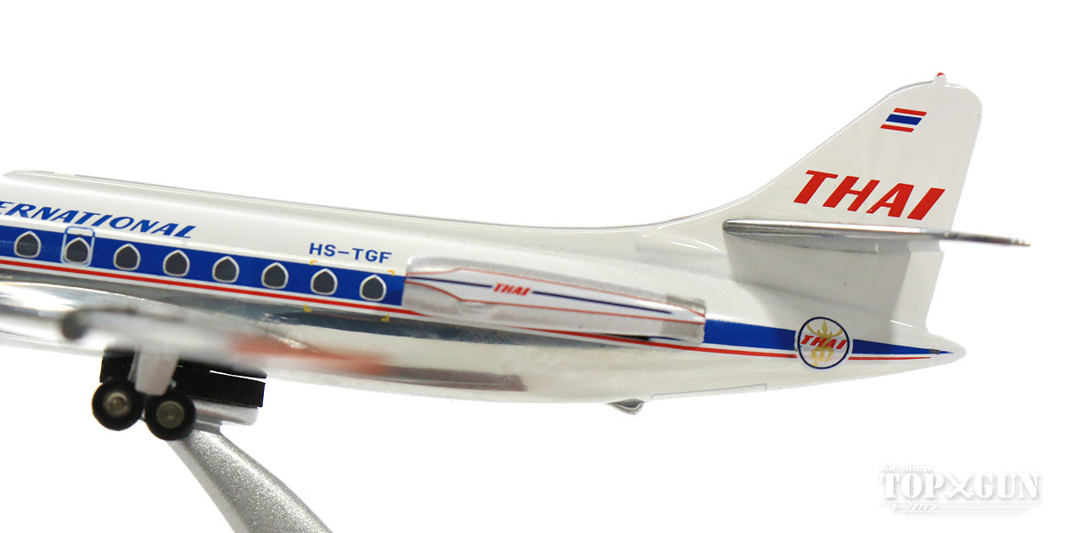 SE-210 Caravelle III Thai Airways International 1960s Polished finish (stand included) HS-TGF 1/200 *Made of metal [IF2100418P]