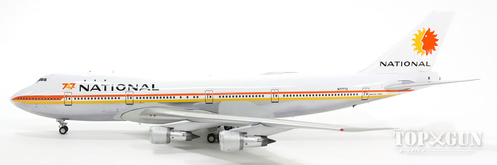 747-100 ナショナル航空 70年代 N77772 (スタンド付属) 1/200 ※金属製 [IF27420915P]