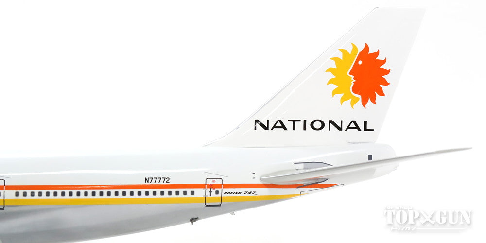 747-100 ナショナル航空 70年代 N77772 (スタンド付属) 1/200 ※金属製 [IF27420915P]