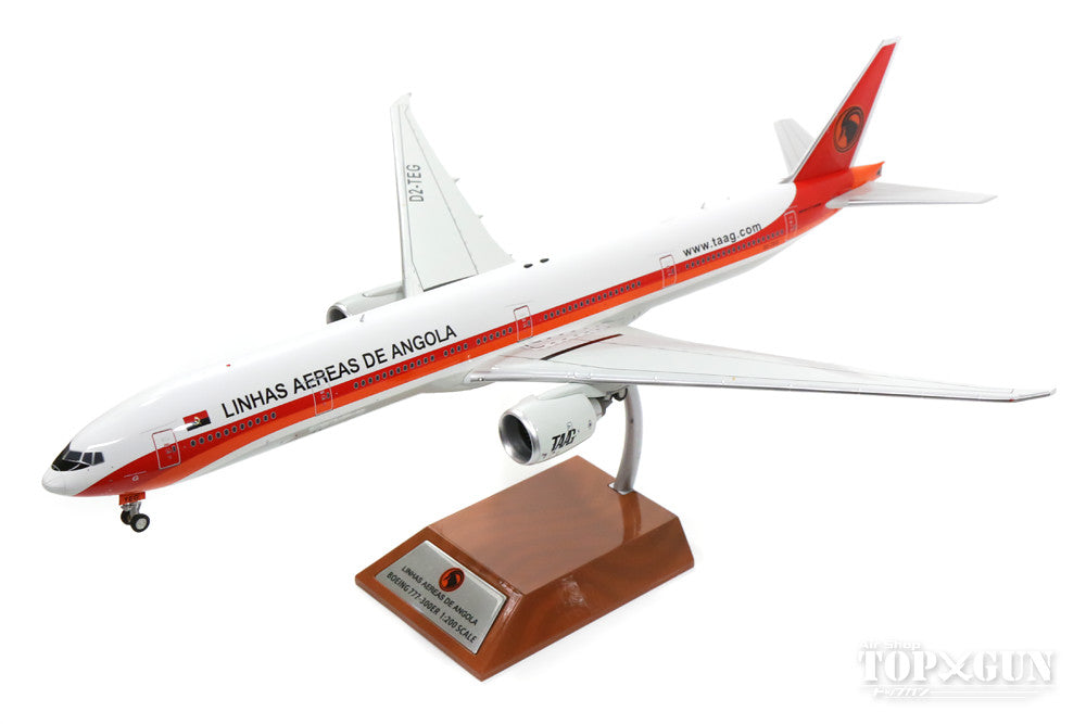 777-300ER TAAG Angola Airlines D2-TEG (stand included) 1/200 *Made of metal [IF277730615]