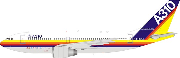 A310-200 エアバス社 ハウスカラー 80年代 F-WZLI 1/200 [IF310HOUSE]