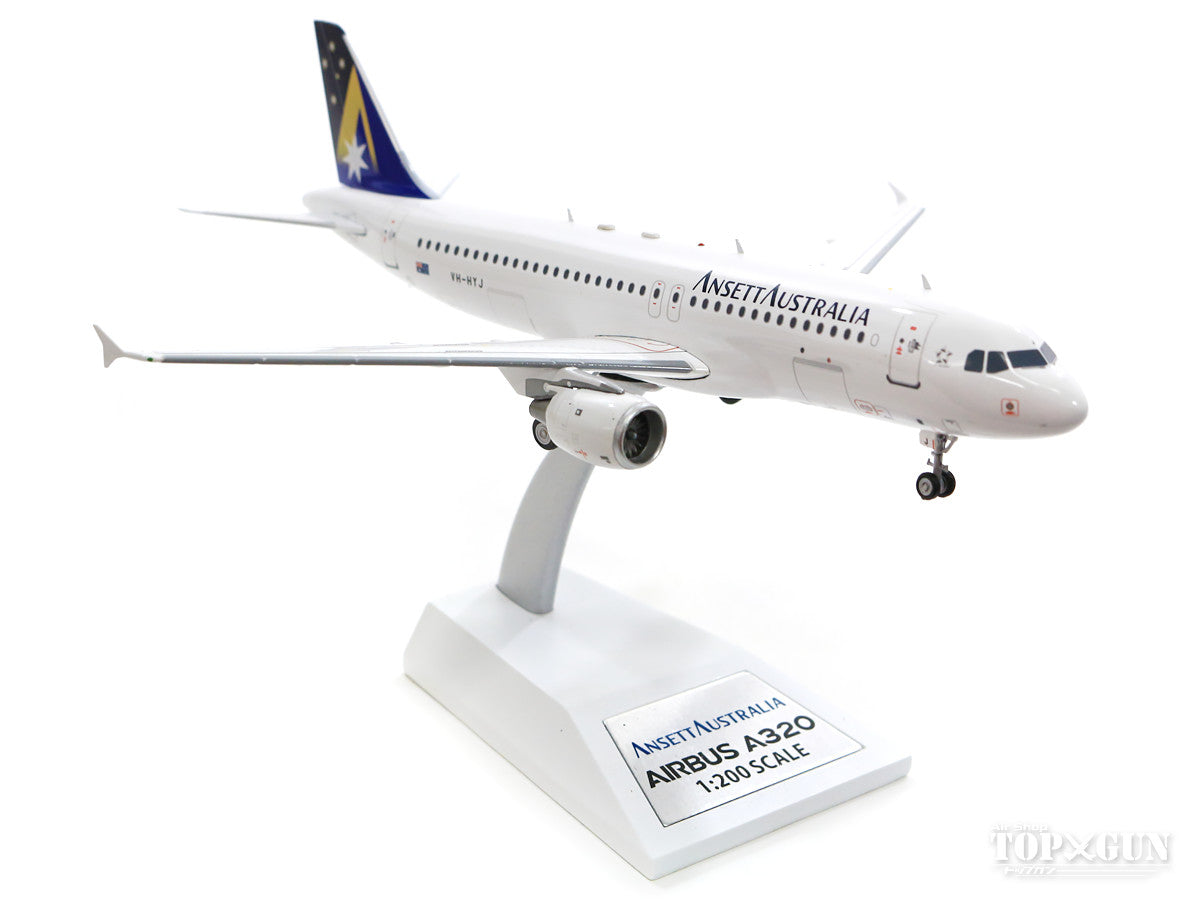 A320 Ansett Australian Airlines 1990s (stand included) VH-HYJ 1/200 *Made of metal [IF3200318A]