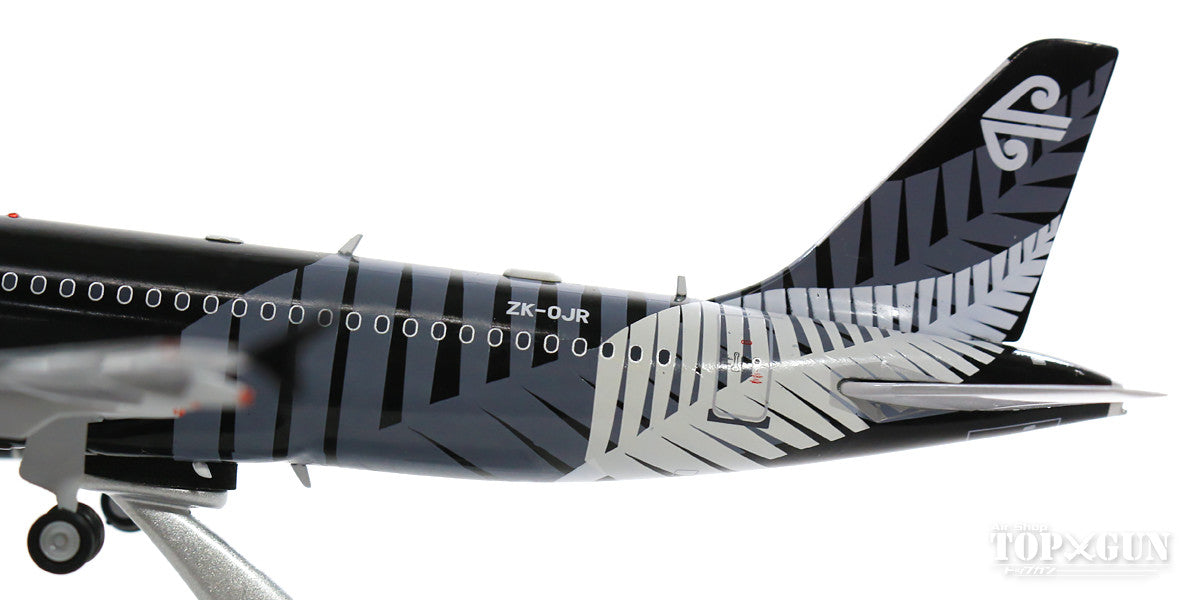 A320 Air New Zealand Special Paint "All Blacks" (Stand Included) ZK-OJR 1/200 *Made of metal [IF3200417]