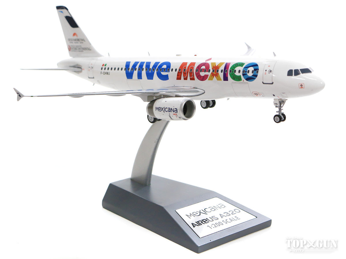 A320-200 Mexicana Airlines Special Paint "Vive Mexico" 2009 F-OHMJ (stand included) 1/200 *Made of metal [IF3200717]