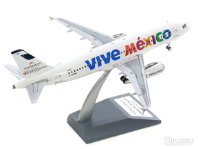 A320-200 メヒカーナ航空 特別塗装 「Vive Mexico」 09年 F-OHMJ (スタンド付属) 1/200 ※金属製 [IF3200717]