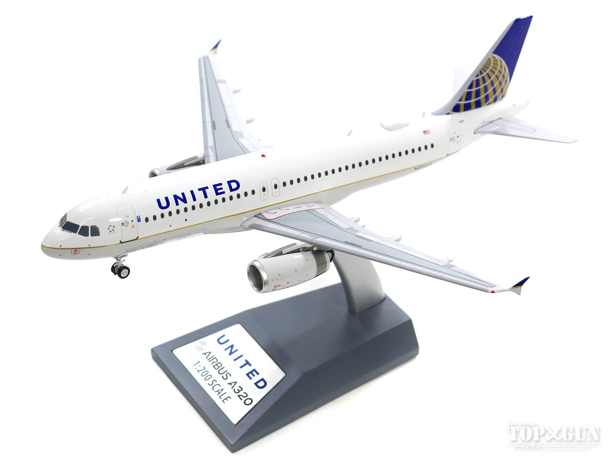 A320-200 ユナイテッド航空 N491UA (スタンド付属) 1/200 [IF3201117]