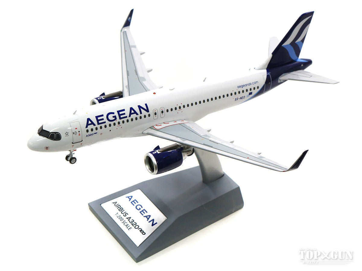 A320SL Aegean Airlines (Greece) Stand included SX-NEO 1/200 *Made of metal [IF320NA30420]