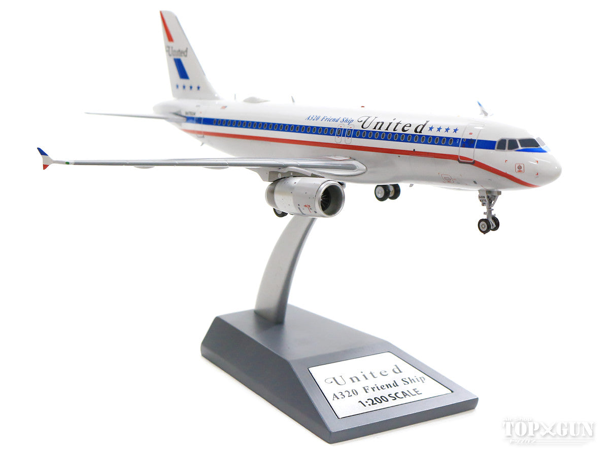 A320 United Airlines Special Paint "A320 Friend Ship/70s Retro" N475UA (stand included) 1/200 *Made of metal [IF322UA008]