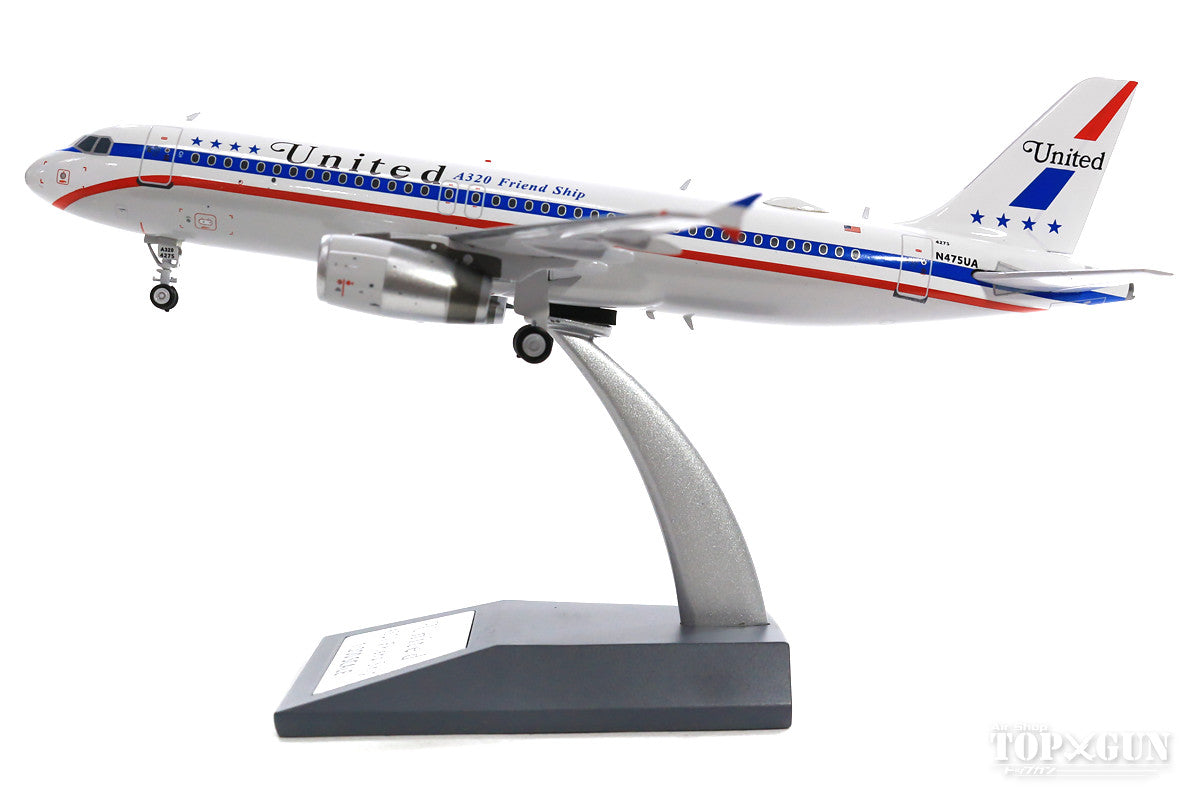 A320 United Airlines Special Paint "A320 Friend Ship/70s Retro" N475UA (stand included) 1/200 *Made of metal [IF322UA008]