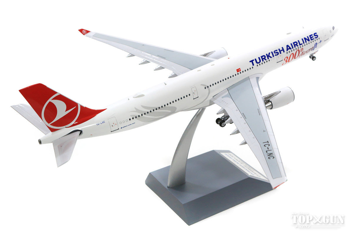 A330-300 Turkish Airlines (stand included) special paint "300th aircraft received" 2016 TC-LNC 1/200 *Made of metal [IF333TK0918]