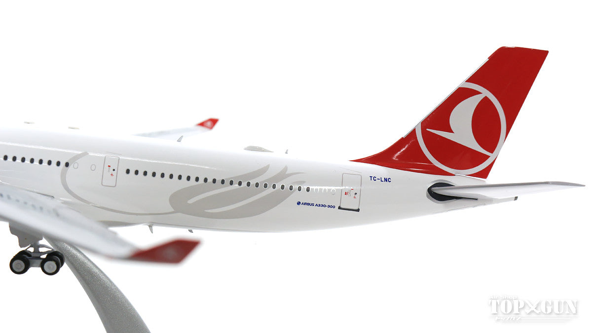 A330-300 Turkish Airlines (stand included) special paint "300th aircraft received" 2016 TC-LNC 1/200 *Made of metal [IF333TK0918]