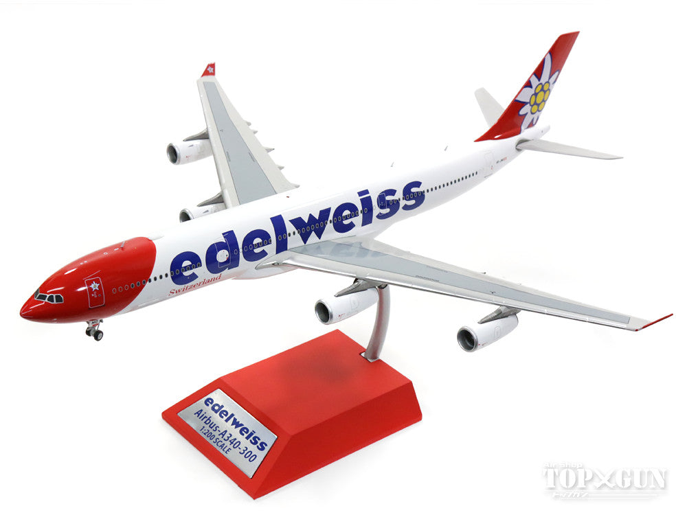 A340-300 Edelweiss Airlines New Paint (Stand Included) HB-JMG 1/200 *Made of metal [IF3401216]