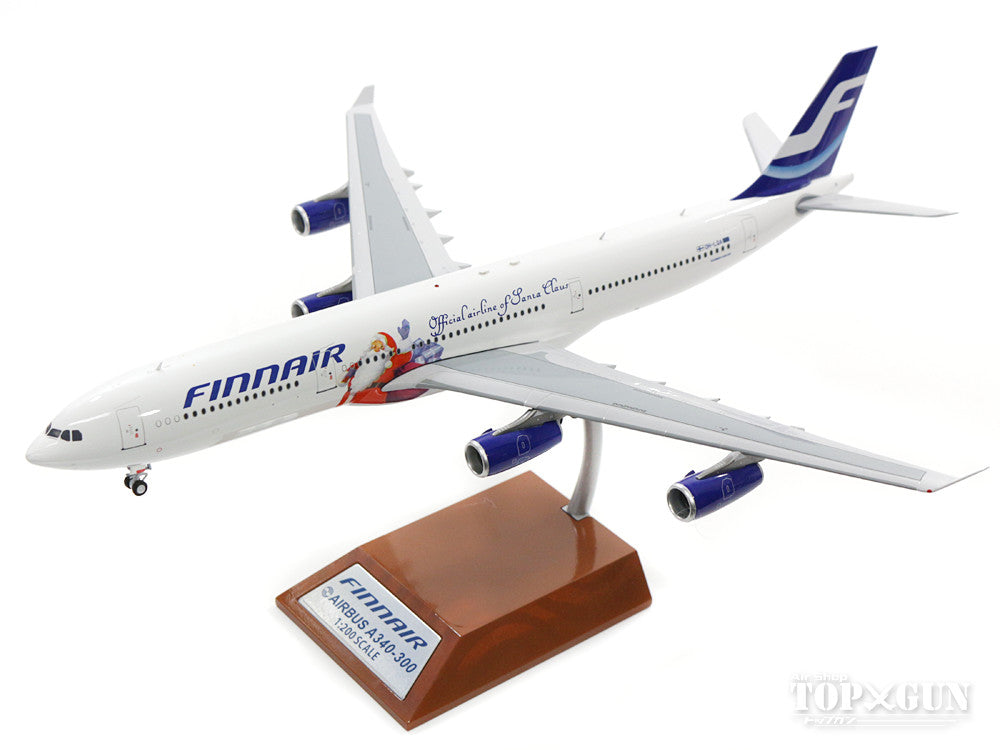 A340-300 Finnair Special Paint "Santa Claus" 2006 OH-LQA (Stand Included) 1/200 *Made of Metal [IF343AY001]