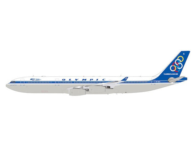 A340-300 Olympic Airlines 00s (stand included) SX-DFA 1/200 *Made of metal [IF343OA0420]