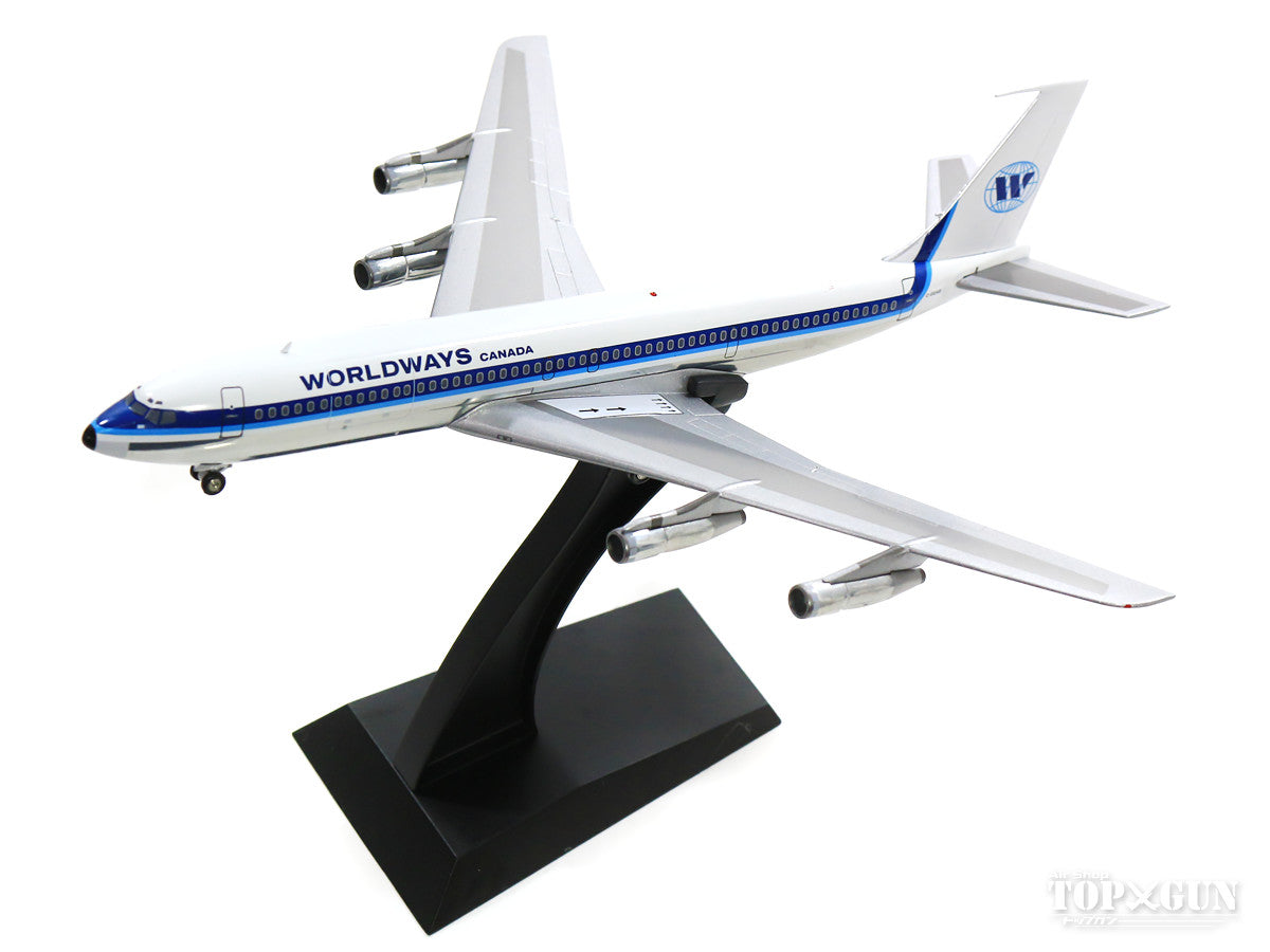 707-300 Worldways Canada Airlines circa 1982 (stand included) C-GGAB 1/200 *Made of metal [IF7070918P]