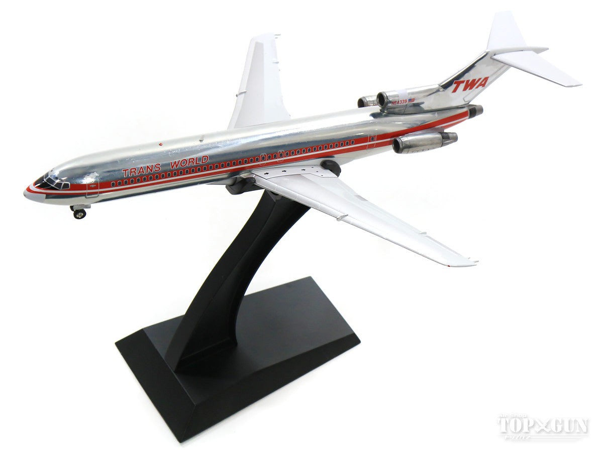 727-200 TWA Trans World Airlines 1970s Gray/Red Line (Stand Included) N64339 1/200 *Made of metal [IF722TW1018P]