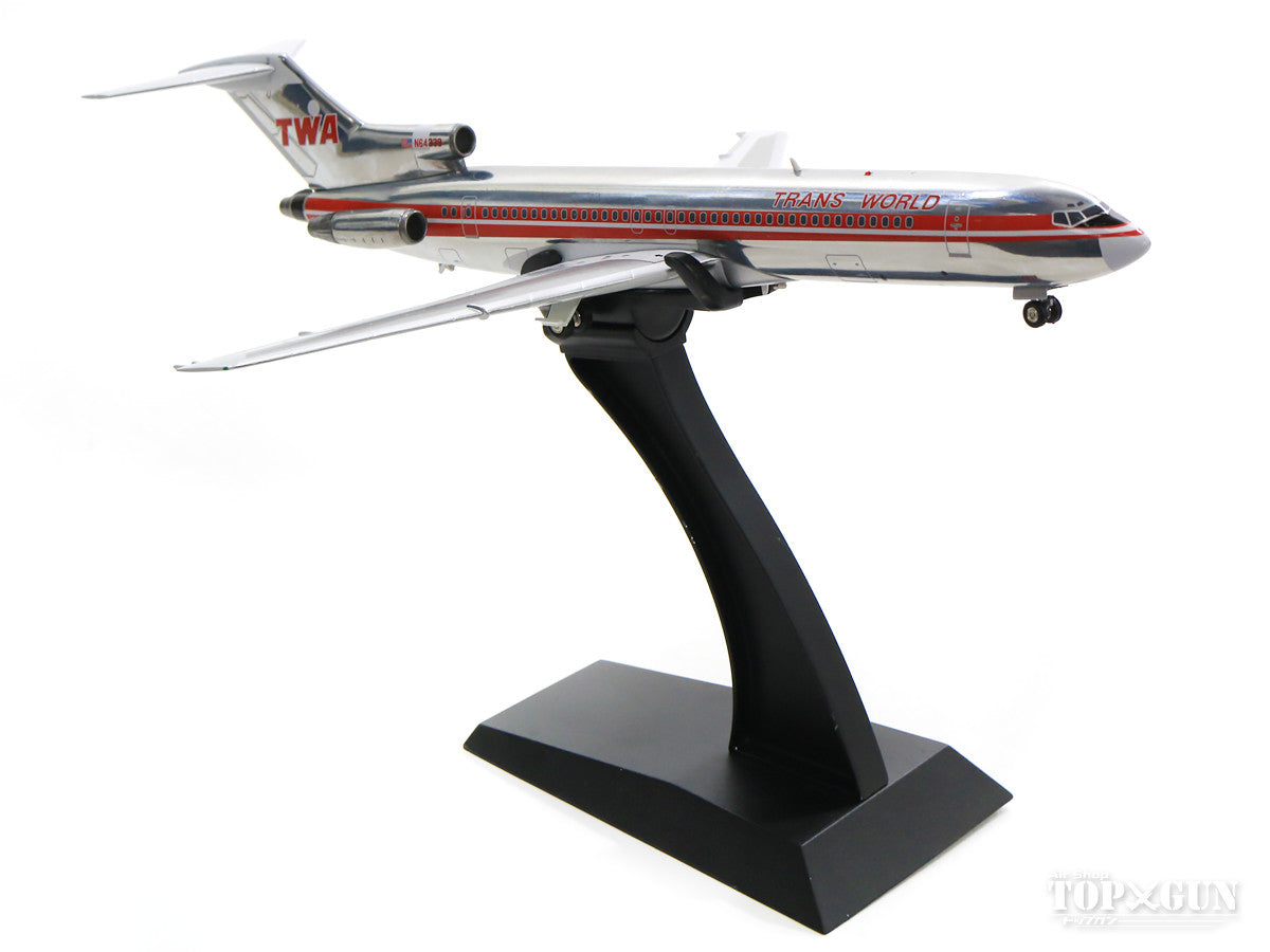 727-200 TWA Trans World Airlines 1970s Gray/Red Line (Stand Included) N64339 1/200 *Made of metal [IF722TW1018P]