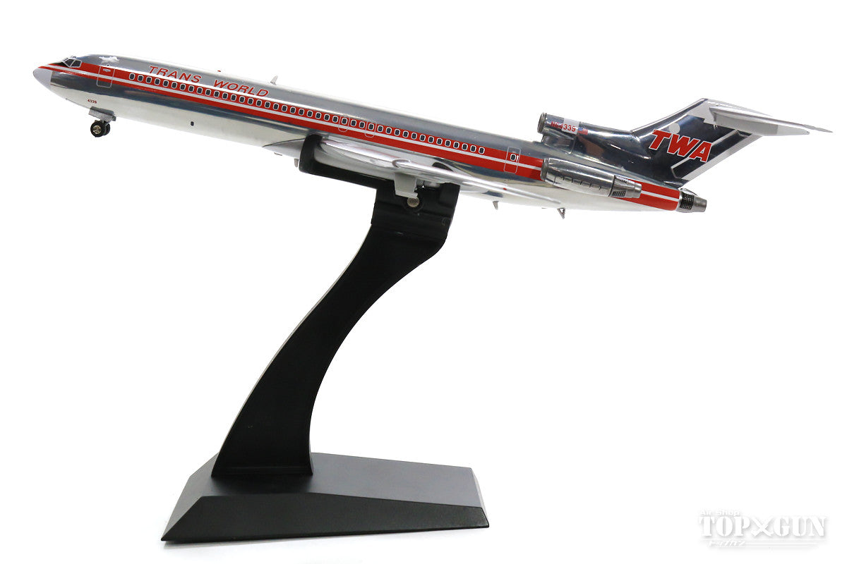 727-200 TWA Trans World Airlines 1970s Gray/Red Line (Stand Included) N64339 1/200 *Made of metal [IF722TW1018P]