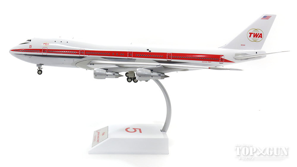 747-100 TWA Trans World Airlines 1970s Polished finish (stand included) N93101 1/200 *Made of metal [IF7411116P]