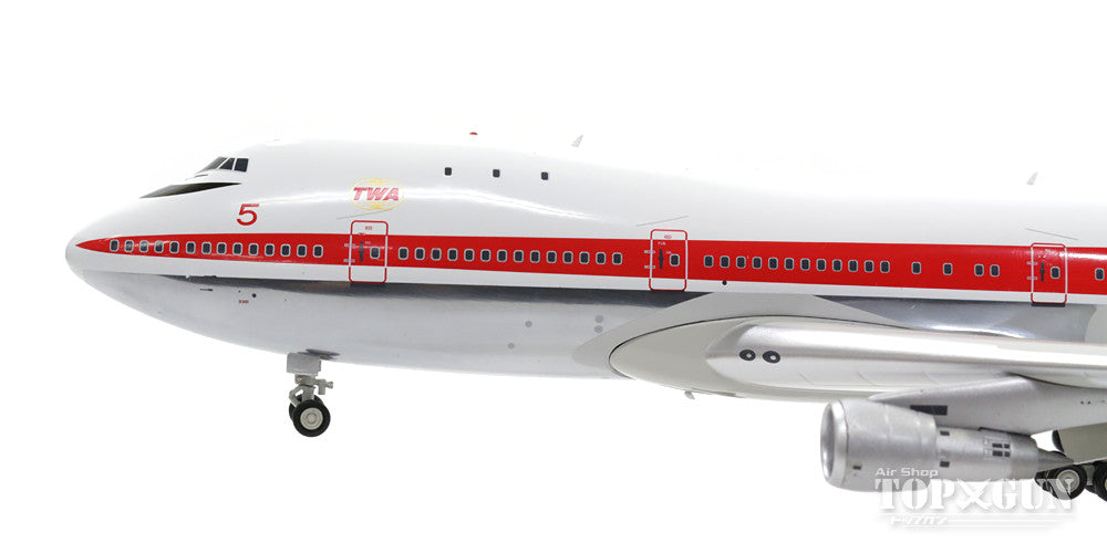 747-100 TWA Trans World Airlines 1970s Polished finish (stand included) N93101 1/200 *Made of metal [IF7411116P]