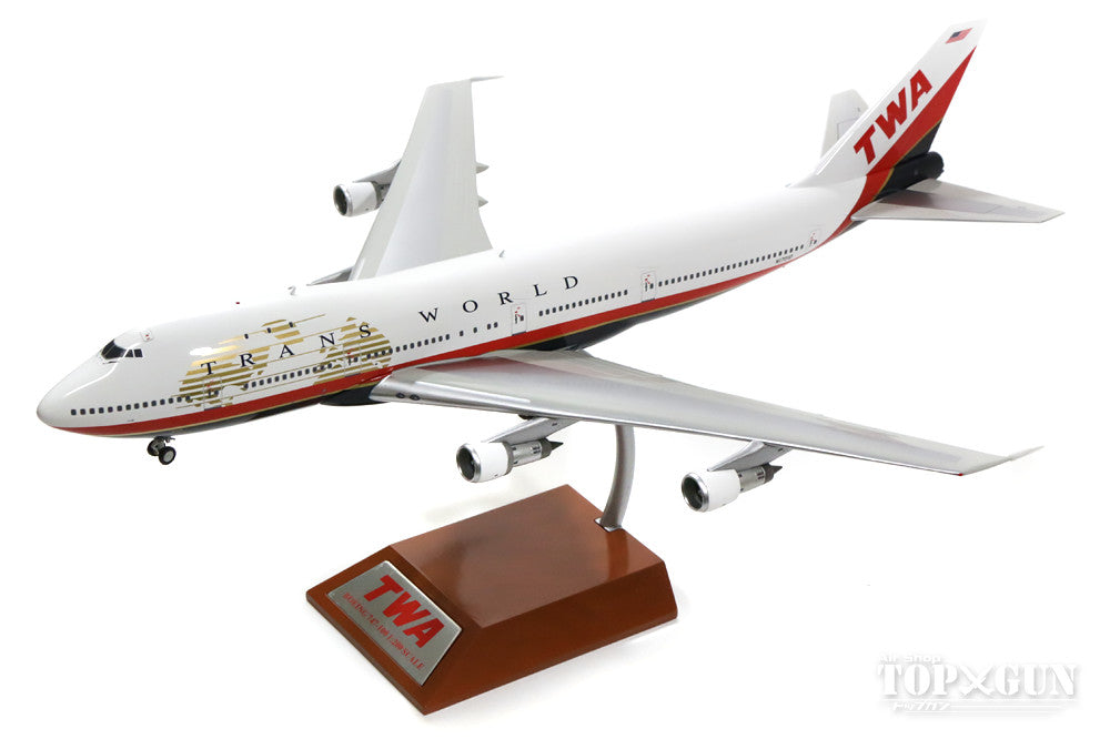 747-100 TWA Trans World Airlines 90s N17010 (stand included) 1/200 *Made of metal [IF7411215]