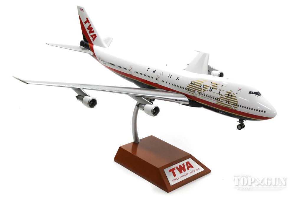 747-100 TWA Trans World Airlines 90s N17010 (stand included) 1/200 *Made of metal [IF7411215]